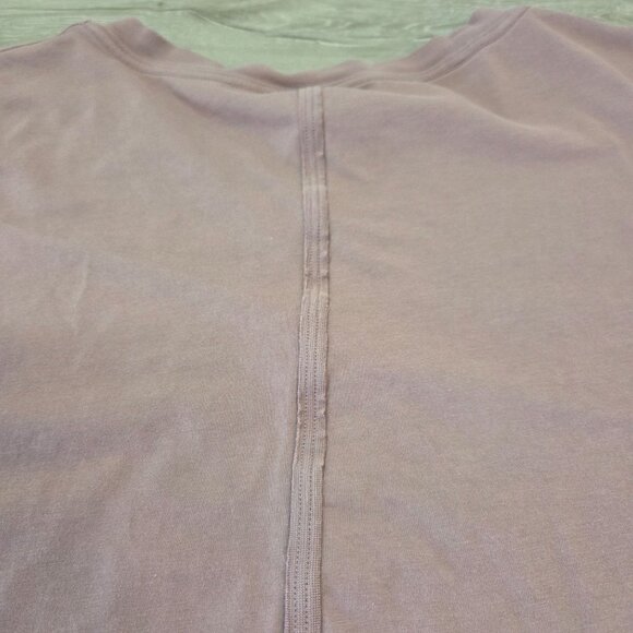 Lululemon All Yours Pima Cotton Short Sleeve T-Shirt Rose Womens Size 20 - Picture 12 of 16